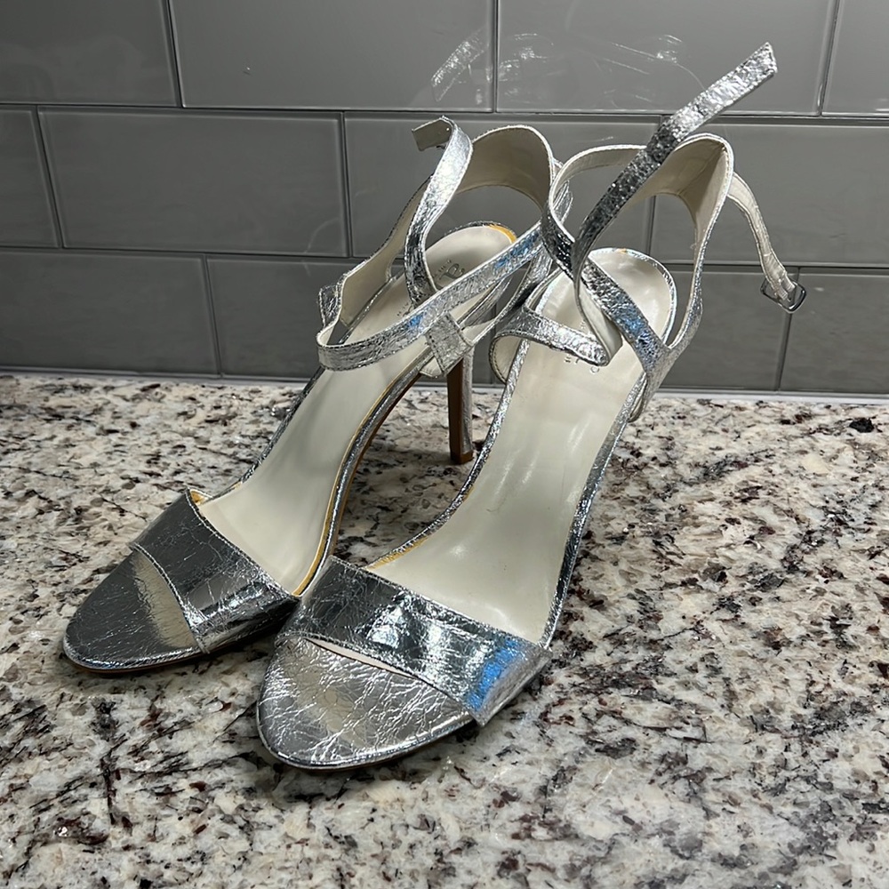 A.n.a. Silver dress shoes